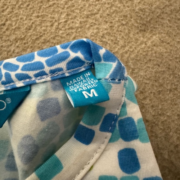 Tori Richard Tile We Meet Again Nova Shirt Size Medium Sleeveless - Picture 3 of 9